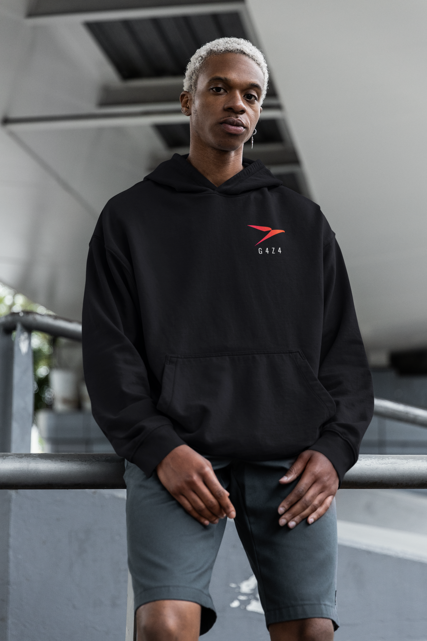 Black Performance Flex Hoodie