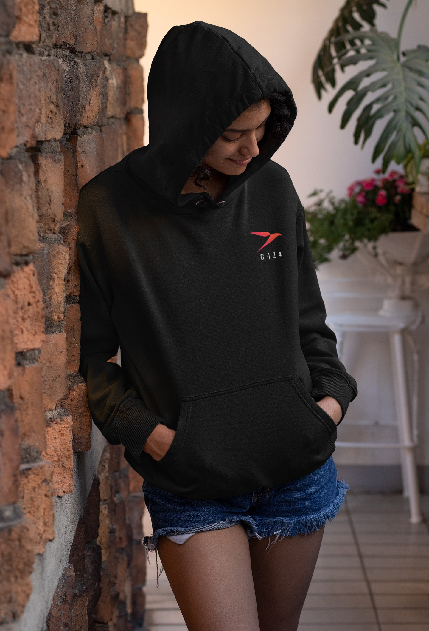 Black Performance Flex Hoodie
