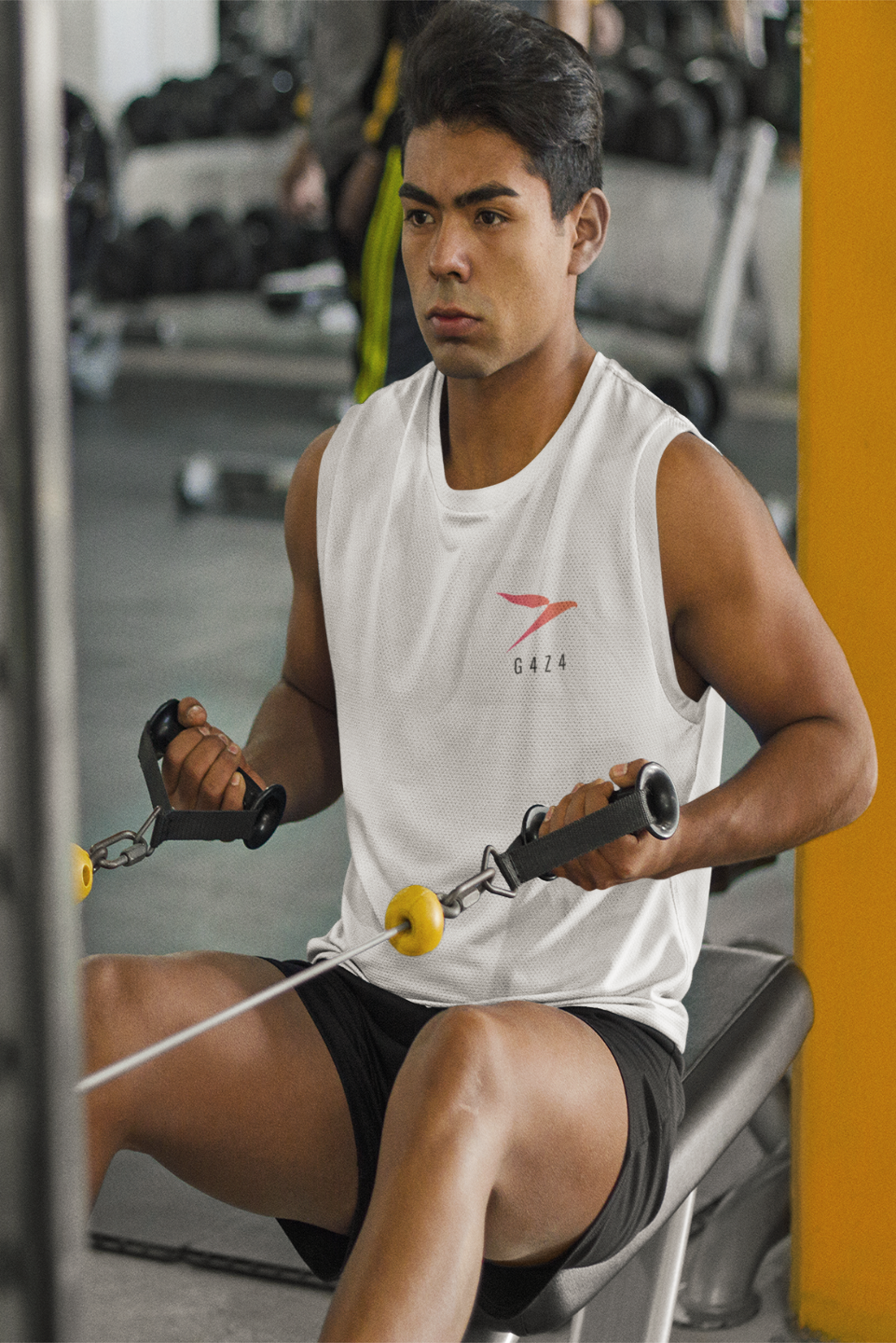 White Dri-Fit Lightweight Training Tanktop