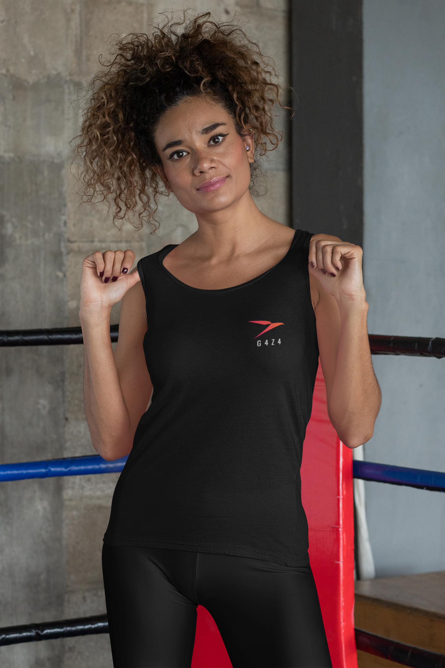 Black Dri-Fit Lightweight Training Tanktop